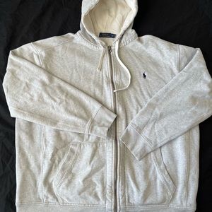 #21 VINTAGE RALPH LAUREN Big & Tall Fleece Full-Zip Hoodie  thick (LT)